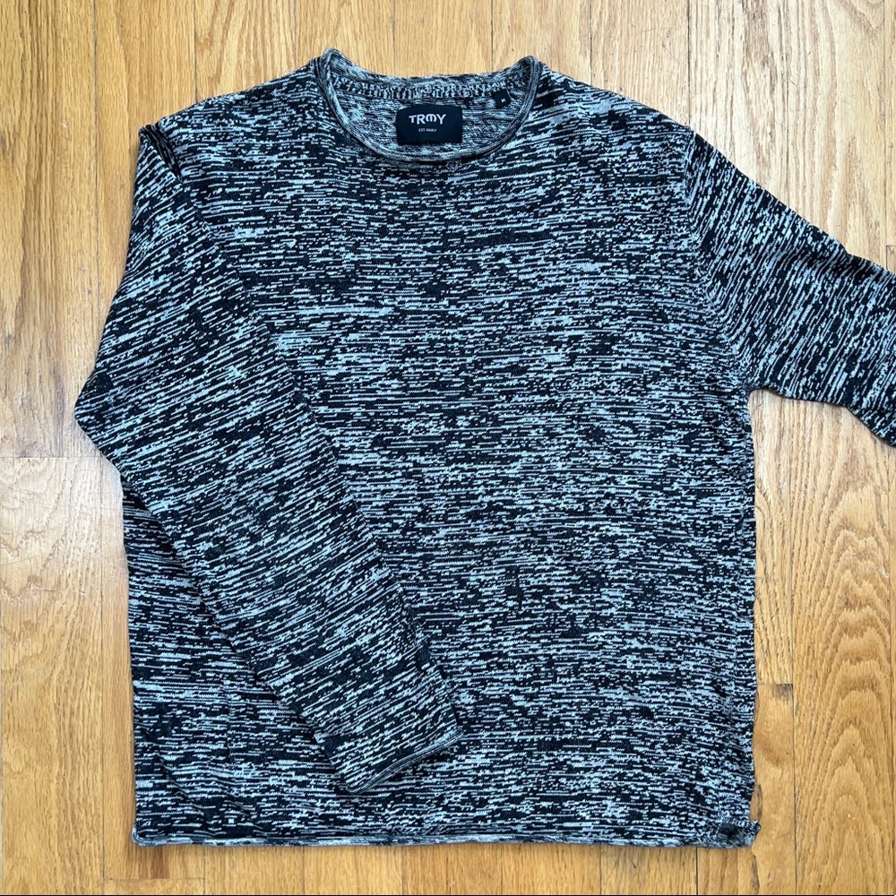 Troy Mens Sweater size M Heathered Pattern
